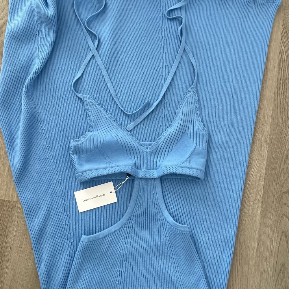 Lovers + Friends Blue Ember Dress NWT - Picture 2 of 4